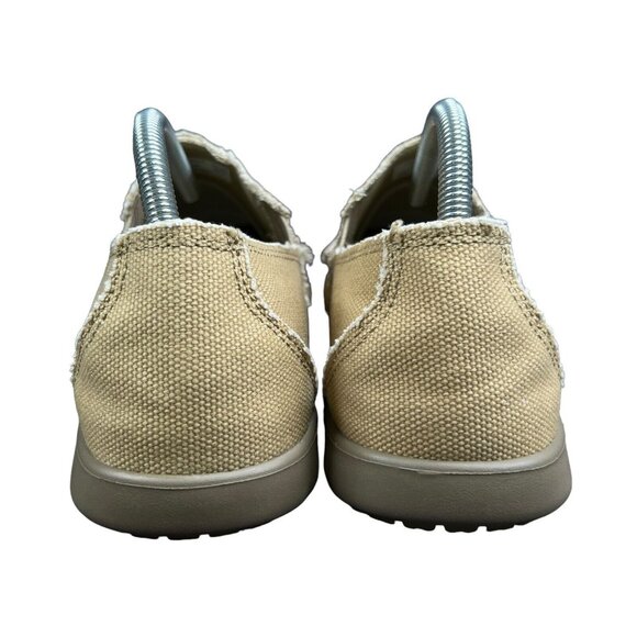 Crocs Santa Cruz Espresso Tan Men's Size 8 - Picture 5 of 8